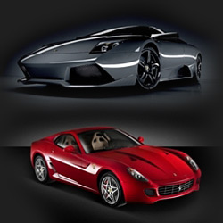 Voitures de sport de luxe